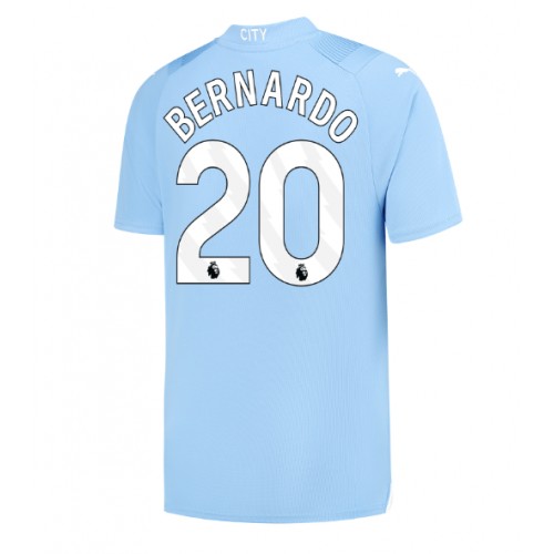 Fotbalové Dres Manchester City Bernardo Silva #20 Domácí 2023-24 Krátký Rukáv